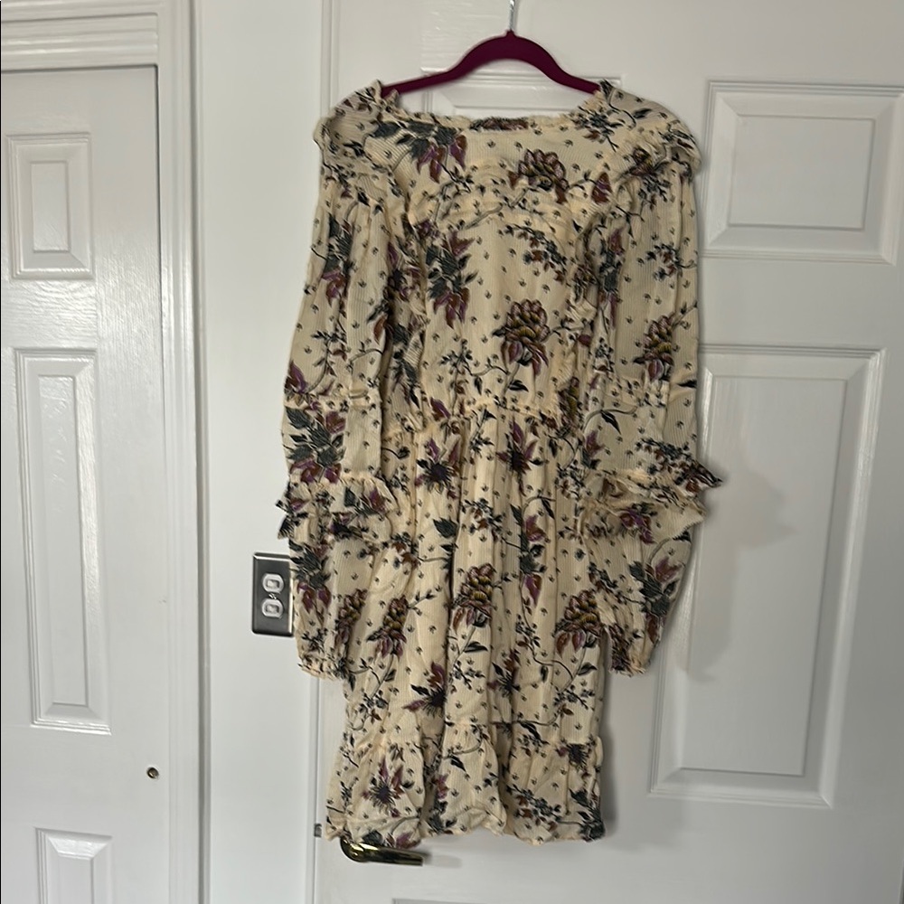 Scotch & Soda printed floral ruffle dress